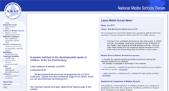 Desktop Screenshot of middleschools.org.uk