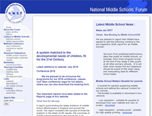 Tablet Screenshot of middleschools.org.uk